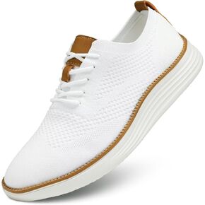 Mens Casual Dress Shoes Fashion Walking Sneakers Mesh Business Oxfords Work Lightweight Soft Sole Zapatos