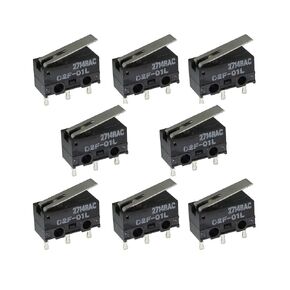 10 Pcs D2F-01L Microswitch Basic Switch