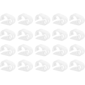 uxcell Plastic Tubing Clamps, 20pcs 1/8"-5/32" Tube OD Adjustable Tube Clamp Laboratory Pinch Valve Flow Control Hose Clamp
