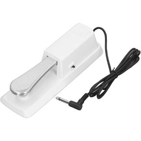 Sustain Pedal, Universal Keyboard Sustain Pedal with 1/4in (6.35mm) Input Plug & Anti Slip Rubber Bottom, Piano Foot Pedal for Digital Piano, Electronic Keyboard, MIDI in Saudi Arabia