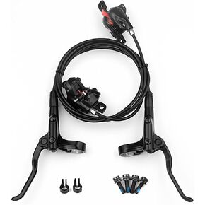 MT200 Hydraulic Disc Brake Set Mountain Bicycle Disc Brake Left Front 800mm Right Rear 1500mm Compatible with Shimano Hydraulic Bike Brakes in Kuwait