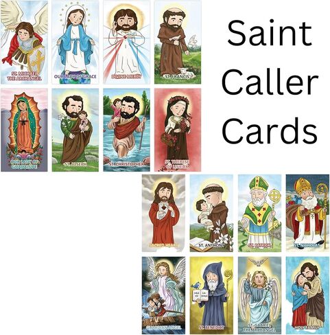 مجموعة ألعاب Mini Saints Bingo، مستلزمات تعلم مدرسة الأحد، تريفيا لدراسة الكتاب المقدس للعائلة، مجموعة مكونة من 16 شخصًا in Saudi Arabia
