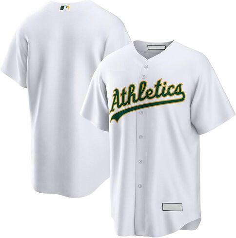 قميص فريق Outerstuff Oakland Athletics MLB للجنسين للرضع من عمر 12 إلى 24 شهرًا باللون الأبيض in Kuwait