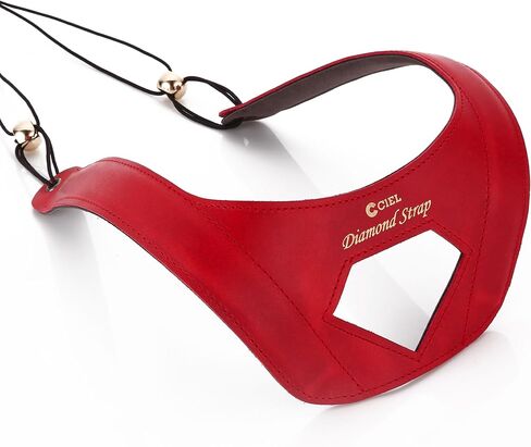 CIELmusic Premium DIAMOND Adjustable Saxophone Neck Strap,Soft Natural Leather,Red, Black in Saudi Arabia