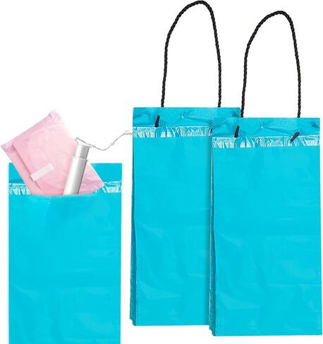 أكياس التخلص من المناديل الصحية، 100 قطعة من أكياس التخلص الشخصية الأنثوية ذاتية اللصق لمنتجات النظافة النسائية، السدادات القطنية، الفوط الصحية، المناديل، بطانات اللباس الداخلي in Kuwait