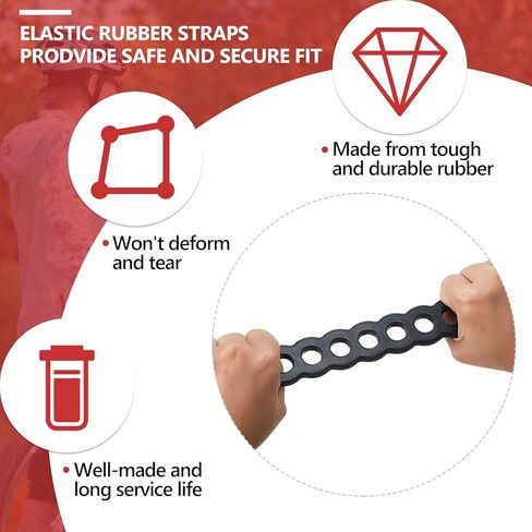 Hestya دراجة رف حزام استبدال الأشرطة المطاطية لحامل الدراجة مهد حزام الدراجة استبدال لعجلة الدراجة دراجة (8 قطع) in Kuwait