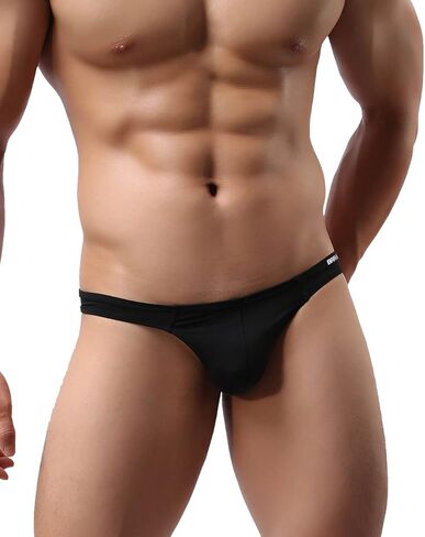 BRAVE PERSON 43 Soft And Smooth Sexy Thong Opaque Men's T-back Elastic G-String in Kuwait