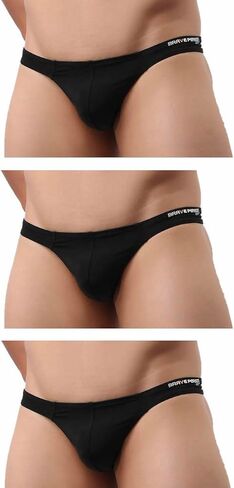 BRAVE PERSON 43 Soft And Smooth Sexy Thong Opaque Men's T-back Elastic G-String in Kuwait