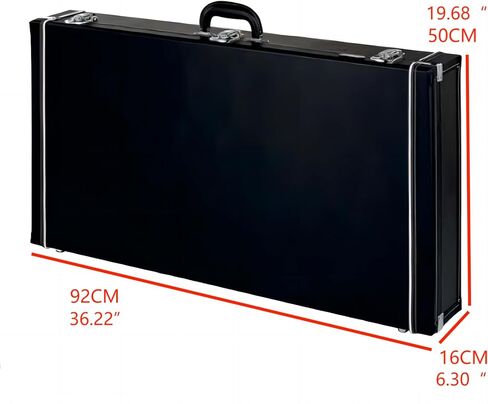 حامل حافظة من السلسلة الكلاسيكية القوية، 6 جيتار، أسود (6 جيتار)، حامل جيتار، حامل على شكل حافظة جيتار، حامل جيتار عالمي in Kuwait