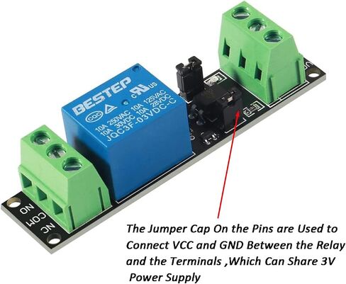 6pcs 1 Channel Relay Module DC 3V/3.3V High Level Driver Optocoupler Module Isolated Drive Control Board in Saudi Arabia