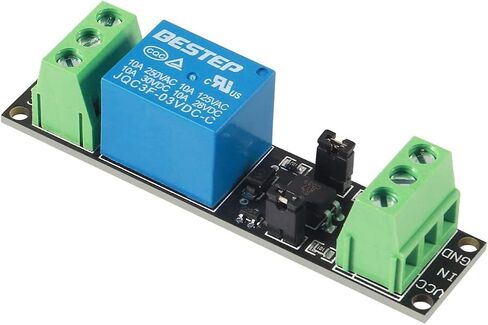 6pcs 1 Channel Relay Module DC 3V/3.3V High Level Driver Optocoupler Module Isolated Drive Control Board in Saudi Arabia
