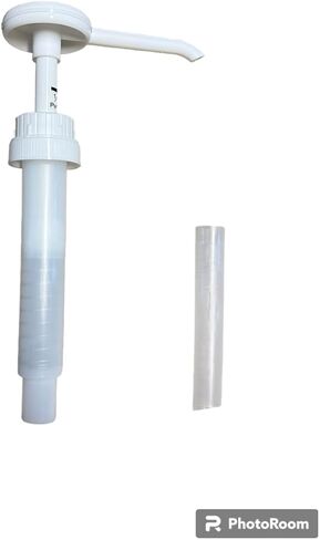 Pump Syrup 64FL/1.89 L Plastic Handle, White in Saudi Arabia