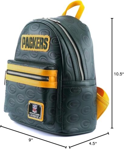 حقيبة ظهر مطبوعة بالكامل بشعار Loungefly NFL: شعار Green Bay Packers in Kuwait