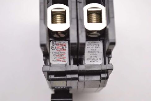 SQUARE D QOU215 QO 2P 15A AMP 120/240V-AC MOLDED CASE CIRCUIT BREAKER B493419 in Saudi Arabia