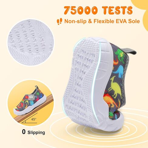 JOINFREE Toddler Boys Girls Barefoot Shoes Breathable Kids Sneakers Lightweight Walking Shoes Slip On Tennie Shoes Protect Toes School Shoes in Saudi Arabia