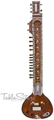 سيتار كهربائي، إصدار الاستوديو، موديل 2024، سيتار واحد، صوتيات رائعة، تحكم في مستوى الصوت والنغمة مع الالتقاط، آلة موسيقية هندية، سيتار - AAH in Kuwait