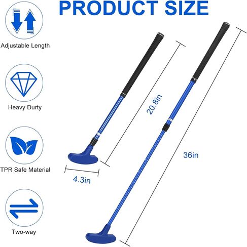 مضرب الجولف، 2 عبوة من مضارب الجولف للرجال والنساء، مضرب صغير للاعبي الجولف باليد اليمنى أو اليسرى، مجموعة نادي جولف قابلة للتعديل للأطفال والمراهقين والبالغين in Kuwait