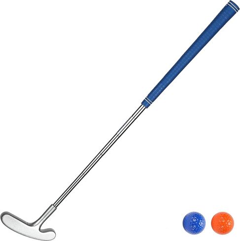 Kids Putter for Golf - Kids Golf Putter for Mini Golf - Junior Golf Putter - Kids Putter 5-7 - Kids Golf Clubs 6-8 - Kids putters 3-5 - Two Way Putter - Balls Included in Saudi Arabia