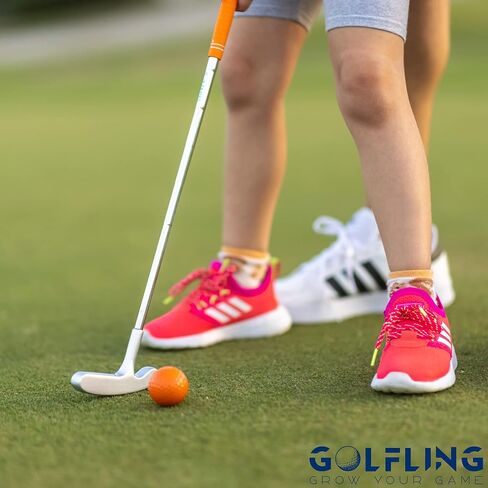 Kids Putter for Golf - Kids Golf Putter for Mini Golf - Junior Golf Putter - Kids Putter 5-7 - Kids Golf Clubs 6-8 - Kids putters 3-5 - Two Way Putter - Balls Included in Saudi Arabia