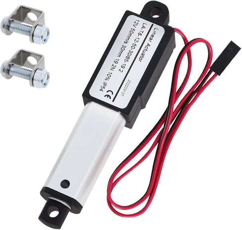 Mini Micro Electric Linear Actuator Stroke 1.2" -12V (1.97"/sec -19.2N), Small Motion Actuator Waterproof with Mounting Brackets, for Home Automation, Window Opener Automotive Car and Robots in Saudi Arabia
