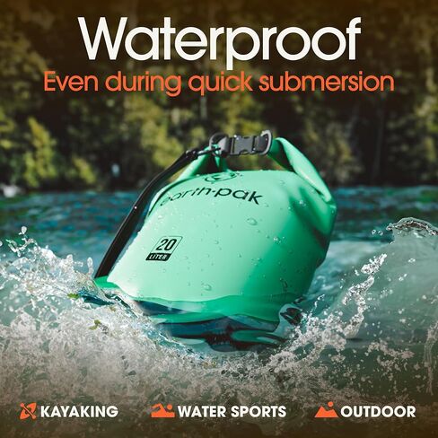 Earth Pak Waterproof Dry Bag - Roll Top Waterproof Backpack Sack Keeps Gear Dry for Kayak with Waterproof Phone Case in Saudi Arabia