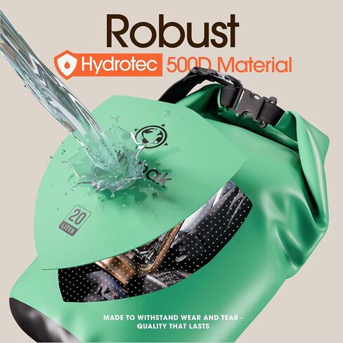 Earth Pak Waterproof Dry Bag - Roll Top Waterproof Backpack Sack Keeps Gear Dry for Kayak with Waterproof Phone Case in Saudi Arabia