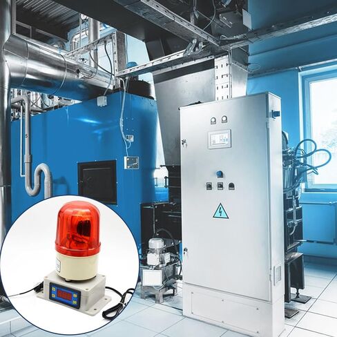 Temperature Warning Light High&Low Temperature Monitor Control Range 23°F to 572°F Red LED Warning Safety Flashing Sbeacon Light for Fridge Cold Chain RV in Kuwait