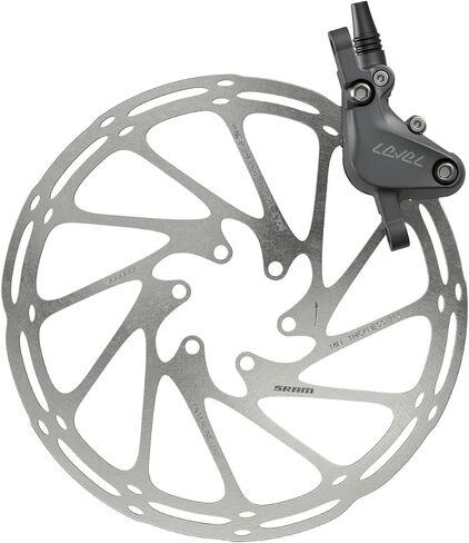 SRAM, Level Bronze Stealth 2P, MTB Hydraulic Disc Brake, Rear, Post mount, Grey in Saudi Arabia