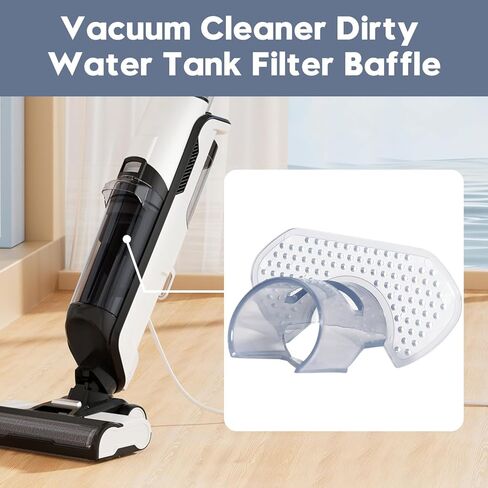 Dirt Water Tank Lid Replacement Baffle for Tineco Floor ONE S5/S5 PRO 2 - Compatible with Tineco Replacement Filter - Wet Dry Vacuum Parts, Gray in Kuwait