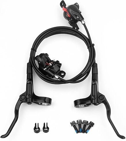 MT200 Hydraulic Disc Brake Set Mountain Bicycle Disc Brake Left Front 800mm Right Rear 1500mm Compatible with Shimano Hydraulic Bike Brakes in Kuwait