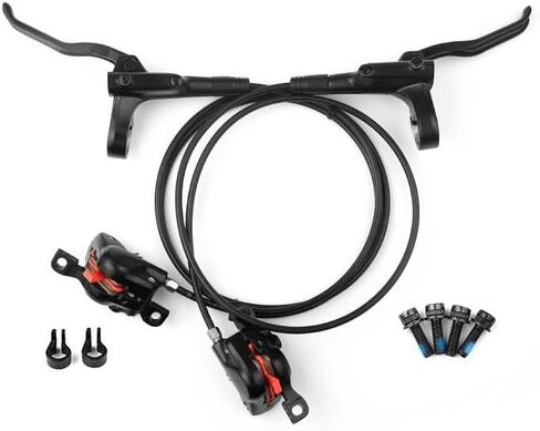 MT200 Hydraulic Disc Brake Set Mountain Bicycle Disc Brake Left Front 800mm Right Rear 1500mm Compatible with Shimano Hydraulic Bike Brakes in Kuwait