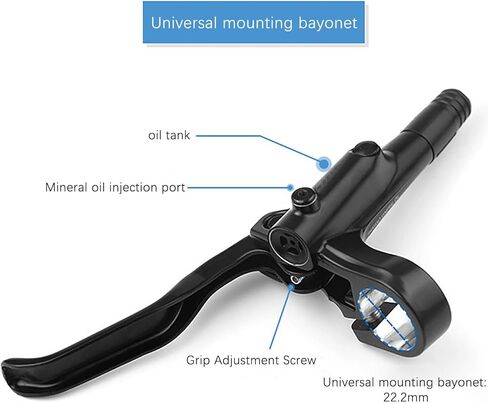MT200 Hydraulic Disc Brake Set Mountain Bicycle Disc Brake Left Front 800mm Right Rear 1500mm Compatible with Shimano Hydraulic Bike Brakes in Kuwait