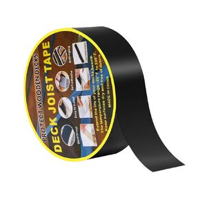 Joist Tape for Decking Weather-Resistant Deck Joist Tape Self Adhesive Butyl Flashing Tape Seal Waterproof Butyl Joists Tape for Wood Beams Roof 2 Inch x 32.8 Feet