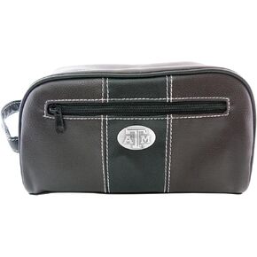 NCAA Texas A&M Aggies Zep-Pro Toiletry Concho Bag, Brown
