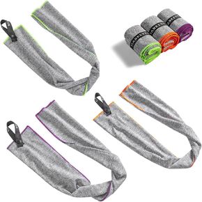 3 Pack Microfiber Quick Dry Gym Towel, Skin Friendly, Odor-Free, Highly Absorbent, Quick Dry Sweat Towel - Gym Towels for Working Out, Yoga, Running, Sport & More (31.5" L x 16" W)