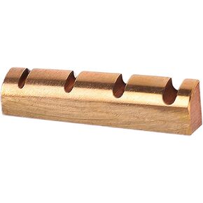 Brass Guitar Nut Pre Slotted Brass Nuts Replacement for Electric Guitar Bass Parts Accessories (GL230 4 String)