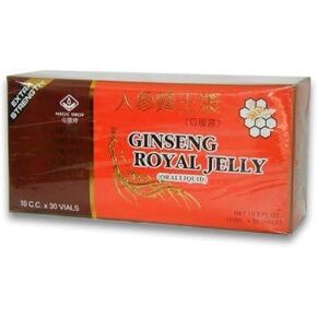 Ginseng Royal Jelly (Extra Strength)- Oral Liquid In Vials (10ml x 30vials) by Royal King