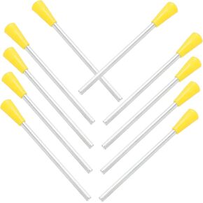 10pcs Triangle Iron Accessories Triangle Iron Supplies Simple Triangle Iron Hammers Triangle Iron Percussion Sticks Percussion Instrument Accessories Sticks for Triangle Iron