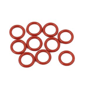 uxcell 10Pcs Red 9mm x 1.5mm Silicone Rubber Gasket O Ring Sealing Ring Heat Resistant