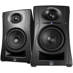 KALI AUDIO LP-UNF 4" Ultra Nearfield Powered Monitor System w/Bluetooth - Boundary Compensation EQ Settings - for Mixing, Recording, Audio Production - USB-C, TRS, RCA Inputs Black (Pair)