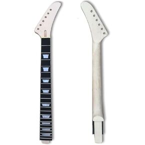 Guitar neck 22 fret 24.75 inch Mahogany Rosewood Fretboard Set In Explorer neck