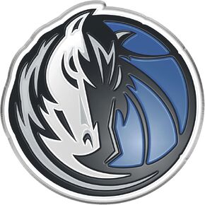 FANMATS 60428 Dallas Mavericks Heavy Duty Aluminum Embossed Color Emblem