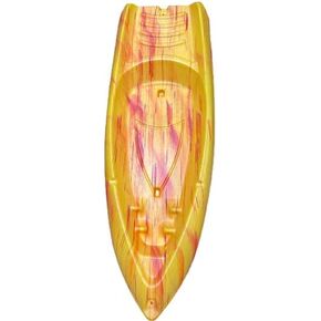 Bali 6 Sit on Top Kayak, 1 Person Fishing Kayak for Adults, Lightweight & Easy to Carry Recreational Kayak with 1 Paddle, Carries Weight Up to 140 lbs (Peach Berry-6ft)