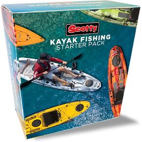 Scotty Kayak Fishing Starter Pack, Multi, One Size, Black