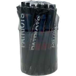 NFL New England Patriots 24-Pack Tub Retractable Click Pens- Great Stocking Suffers and Party Favors