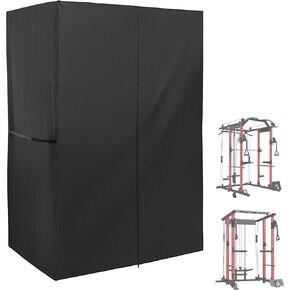Squat Rack Cover, Waterproof Power Cage Cover, Protective Squat Cage Cover for Home Gym, Outdoor Power Rack Cover/Gym Rack Cover/Weight Lifting Rack Cover/Smith Machine Cover