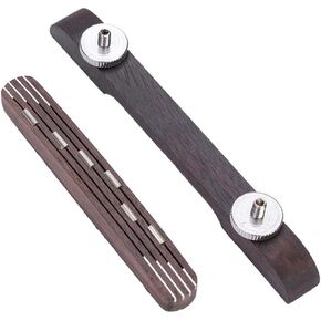 Guitare Archtop,Jazz Guitar Bridge,Rosewood Bridge Adjustable 6 String Jazz Guitar Bridge Repair Part for Acoustic Guitar Jazz Guitar Bridge