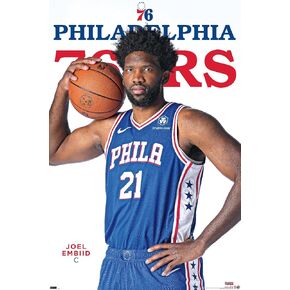 Trends International NBA Philadelphia 76ers - Joel Embiid Feature Series 23 Wall Poster