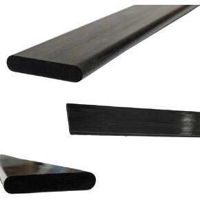 – FLAT CARBON FIBER RODS - 1mm x 4mm x 1000mm – Pultruded Flat Solid Rod - Black matte finish - Pure solid carbon fibre flat strips - for RC planes-drones, boat DIY craft projects in Saudi Arabia