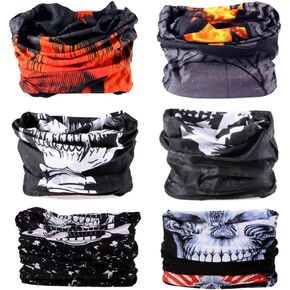 Zupoo Men Women Headbands Sun Protection Face Mask Bandana Sports Magic Scarf Neck Gaiter Headwear,for Running Cycling Yoga.